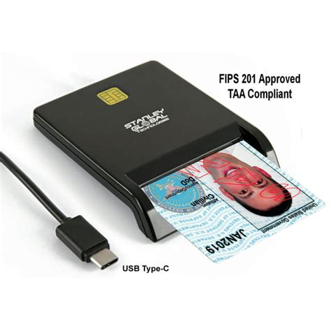 Stanley Global SGT111 USB A Smart Card CAC Reader (USB A) 